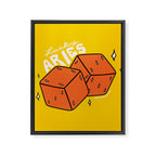 Aries Dice Framed Canvas Print Gallery Image 8
