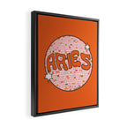 Aries Disco Ball Framed Canvas Print Gallery Image 2
