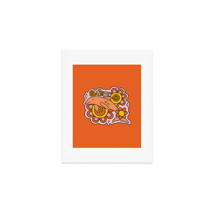 Aries Dolphins Art Print Gallery Image 1