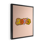 Aries Doodle Letters Framed Canvas Print Gallery Image 2