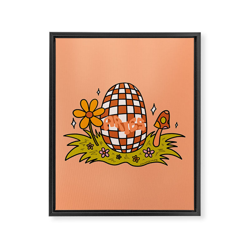 Aries Easter Egg Framed Canvas Print Gallery Image 8