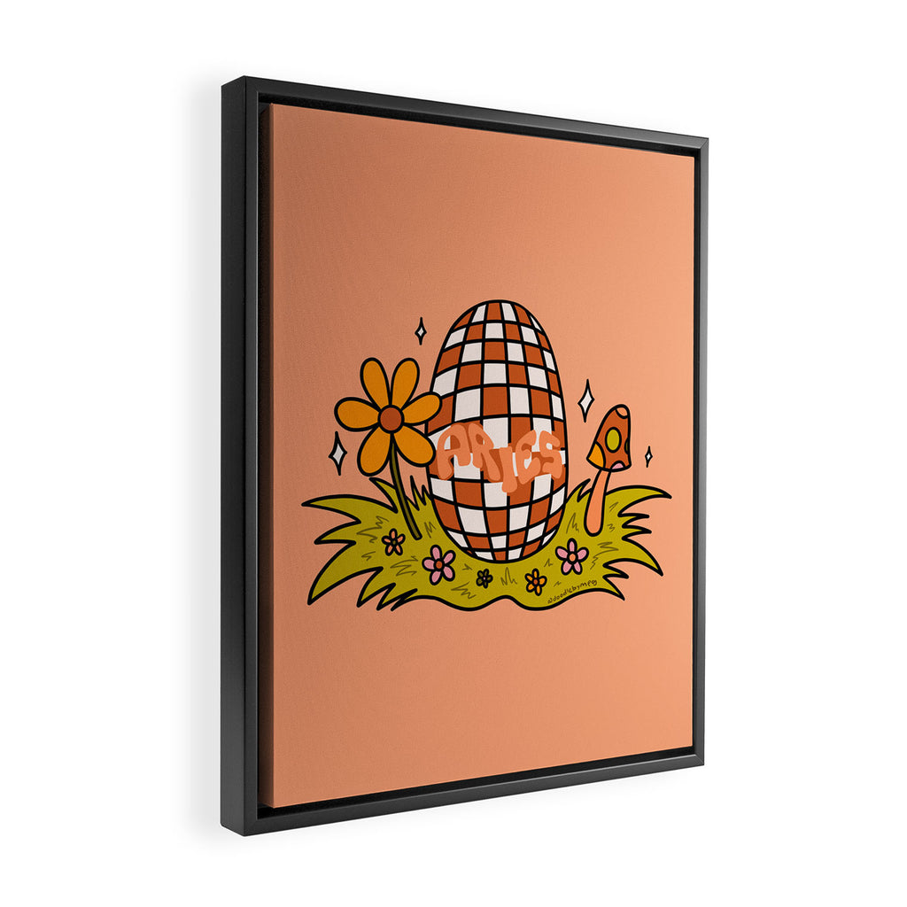 Aries Easter Egg Framed Canvas Print Gallery Image 2