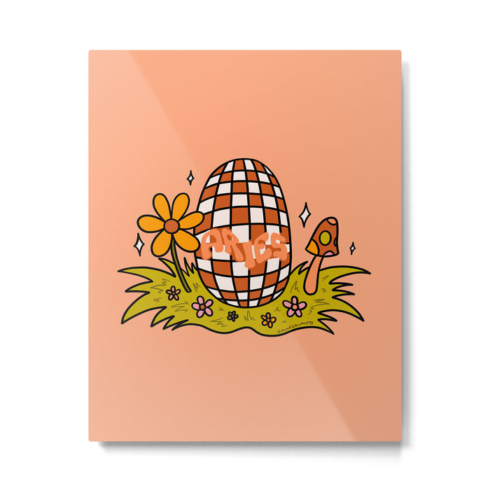 Aries Easter Egg Metal Print Gallery Image 1
