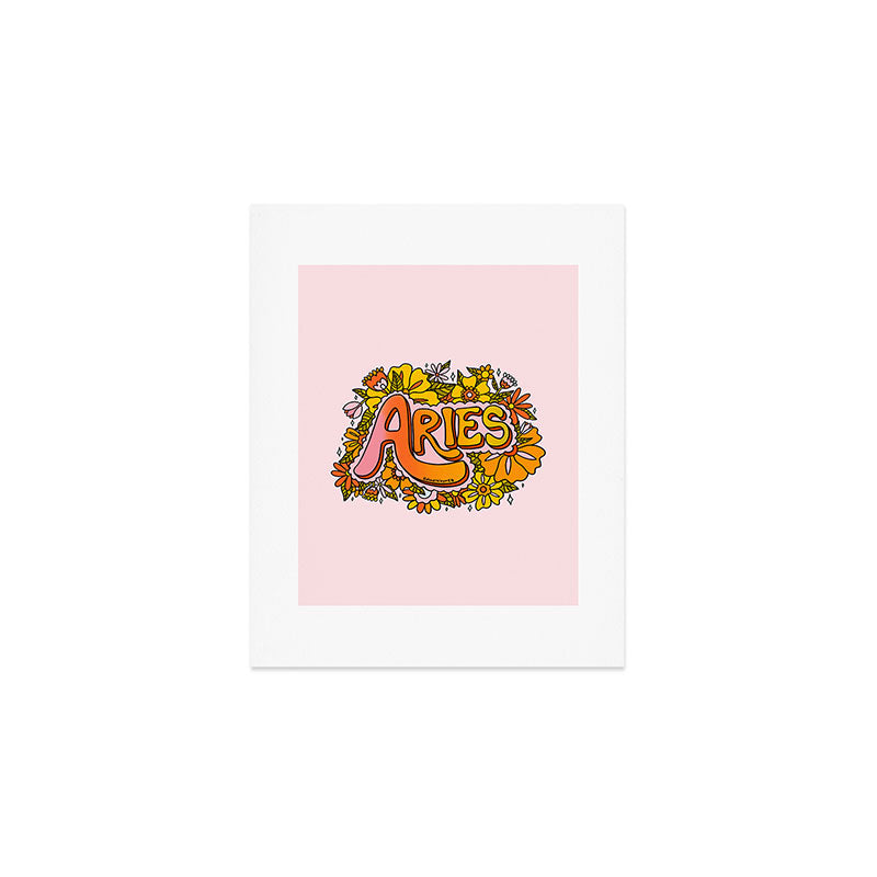 Aries Flowers Art Print Gallery Image 1