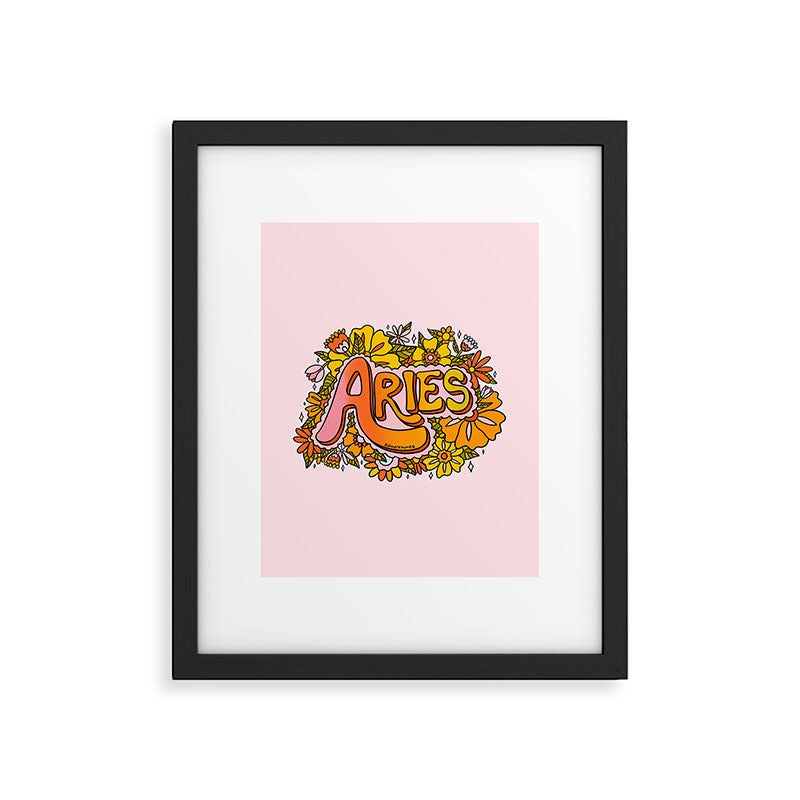 Aries Flowers Framed Art Print Gallery Image 6