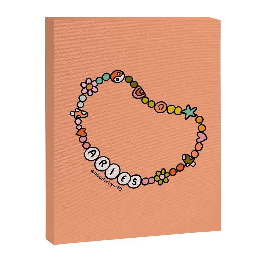 Aries Friendship Bracelet Canvas Print Gallery Image 8
