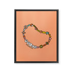 Aries Friendship Bracelet Framed Canvas Print Gallery Image 8