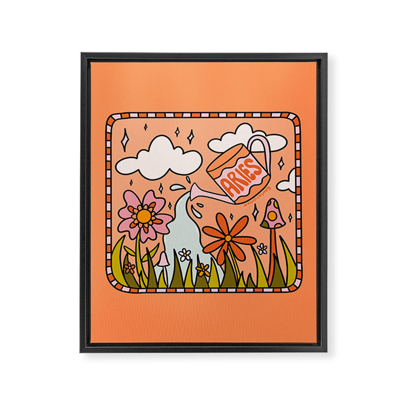 Aries Garden Framed Canvas Print Gallery Image 8