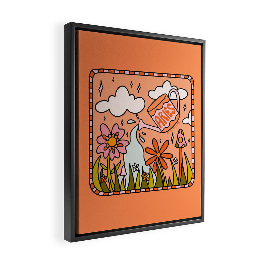 Aries Garden Framed Canvas Print Gallery Image 2