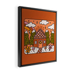 Aries Gingerbread House Framed Canvas Print Gallery Image 2