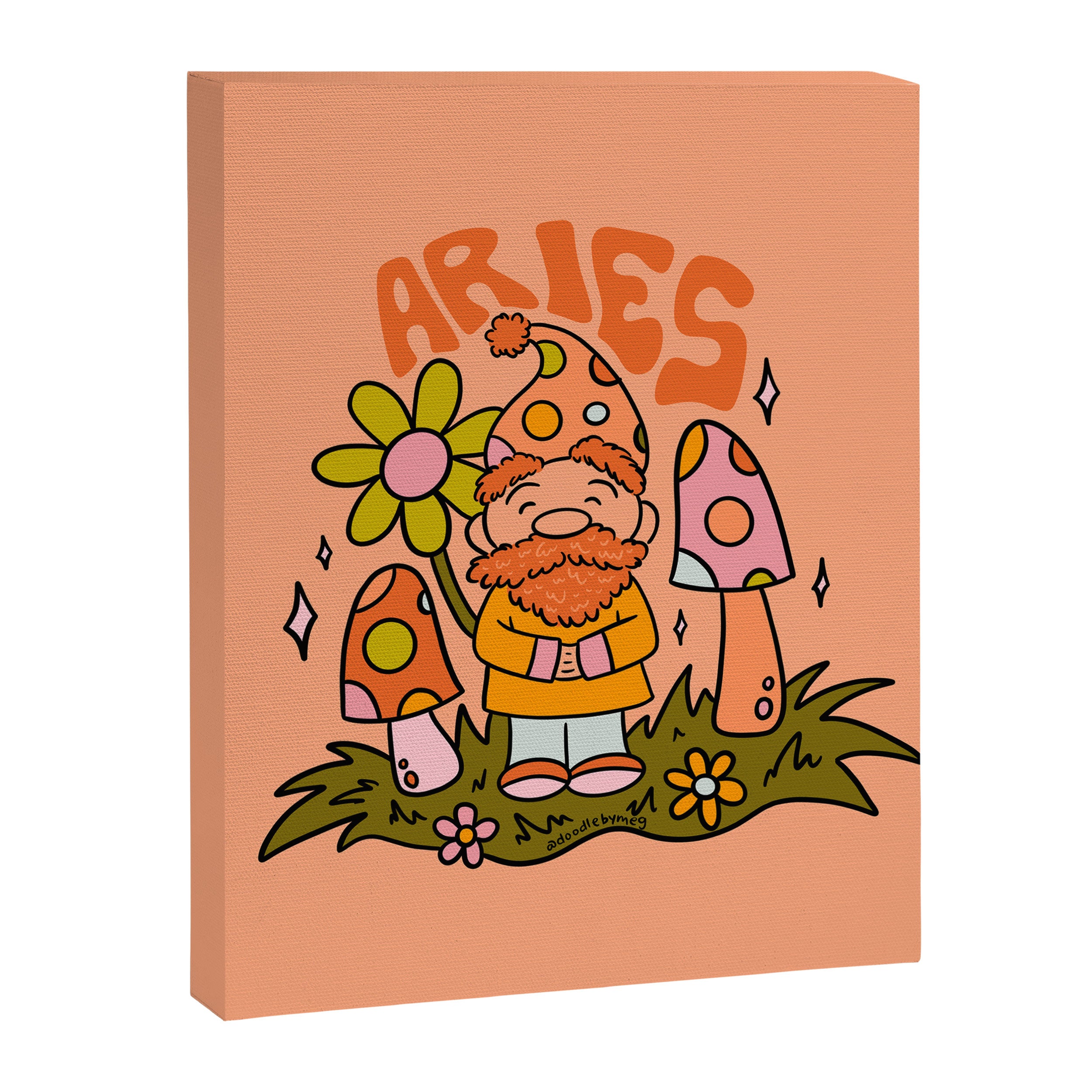 Aries Gnome Canvas Print Gallery Image 8
