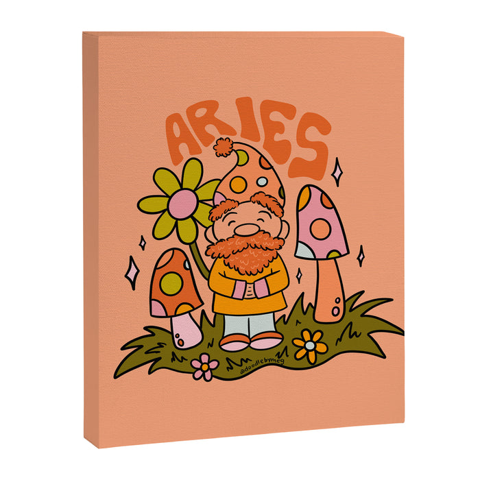 Aries Gnome Canvas Print Gallery Image 1