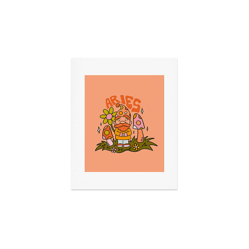 Aries Gnome Art Print Gallery Image 1