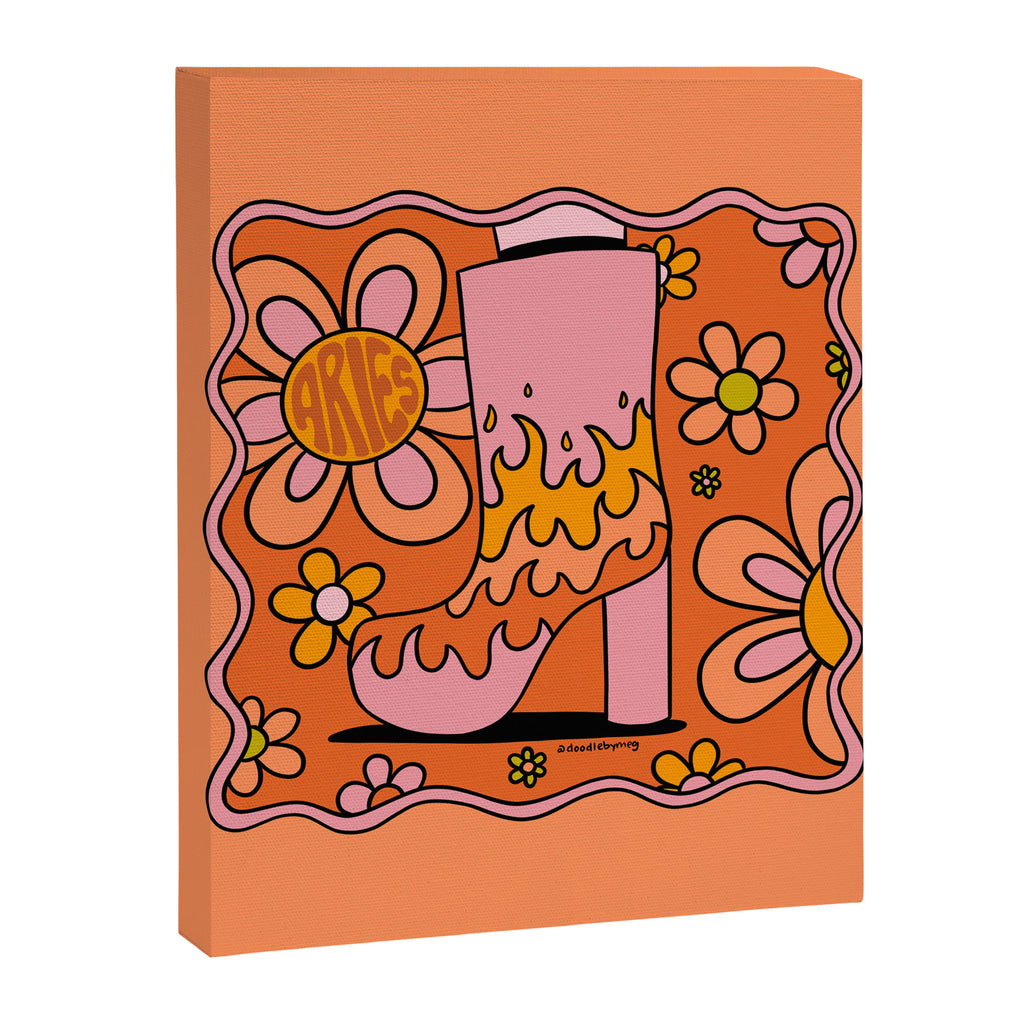 Aries Groovy Boot Canvas Print Gallery Image 8