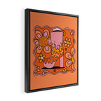 Aries Groovy Boot Framed Canvas Print Gallery Image 2