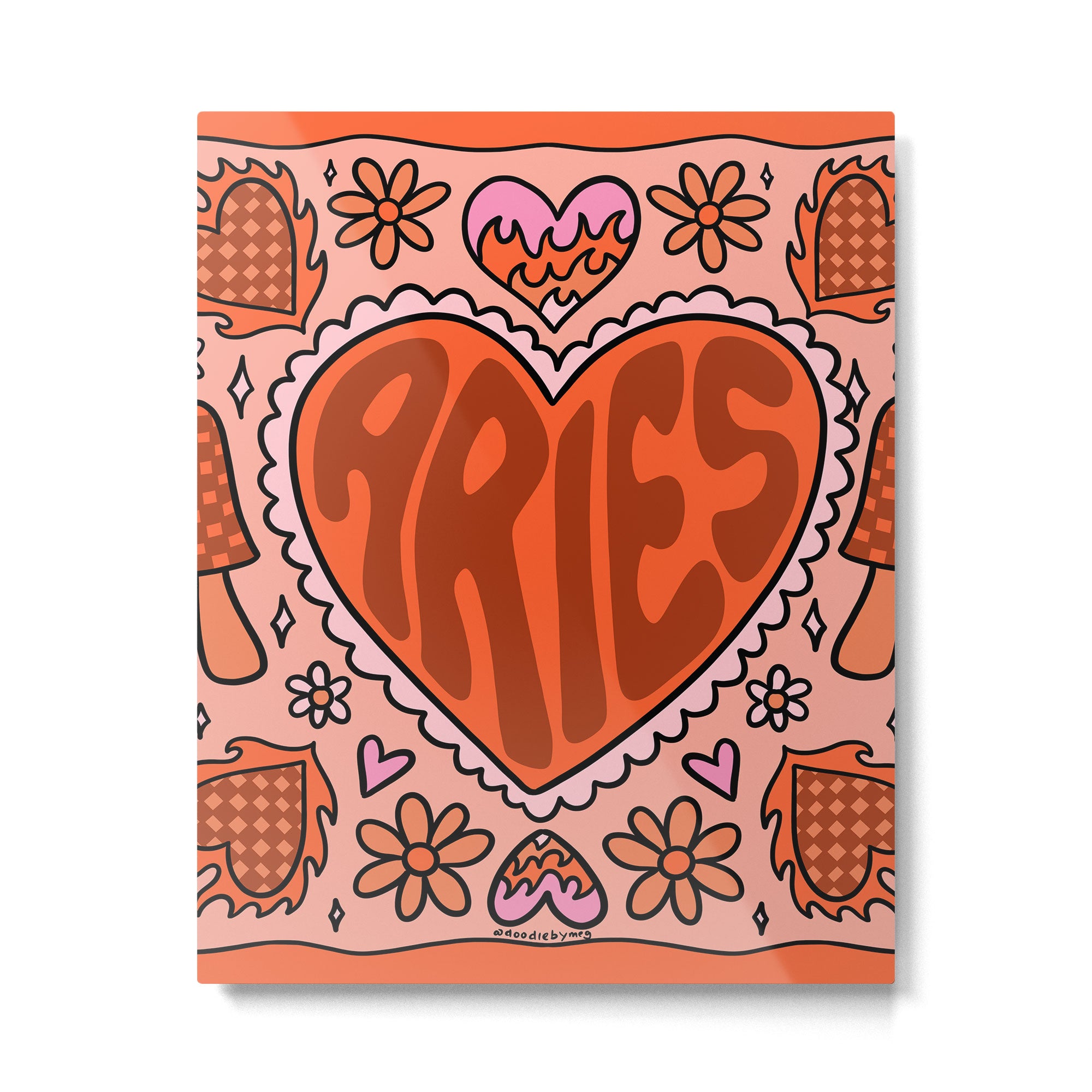 Aries Heart Metal Print Gallery Image 6