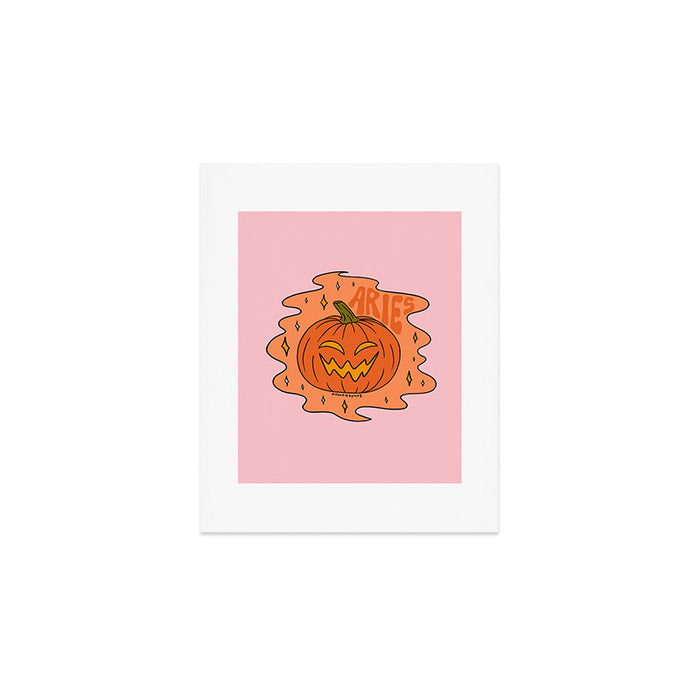 Aries Jack O Lantern Art Print Gallery Image 1