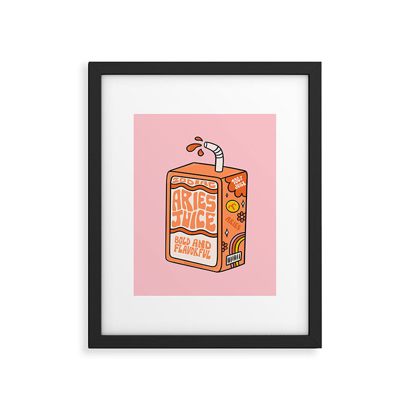 Aries Juice Box Framed Art Print Gallery Image 6