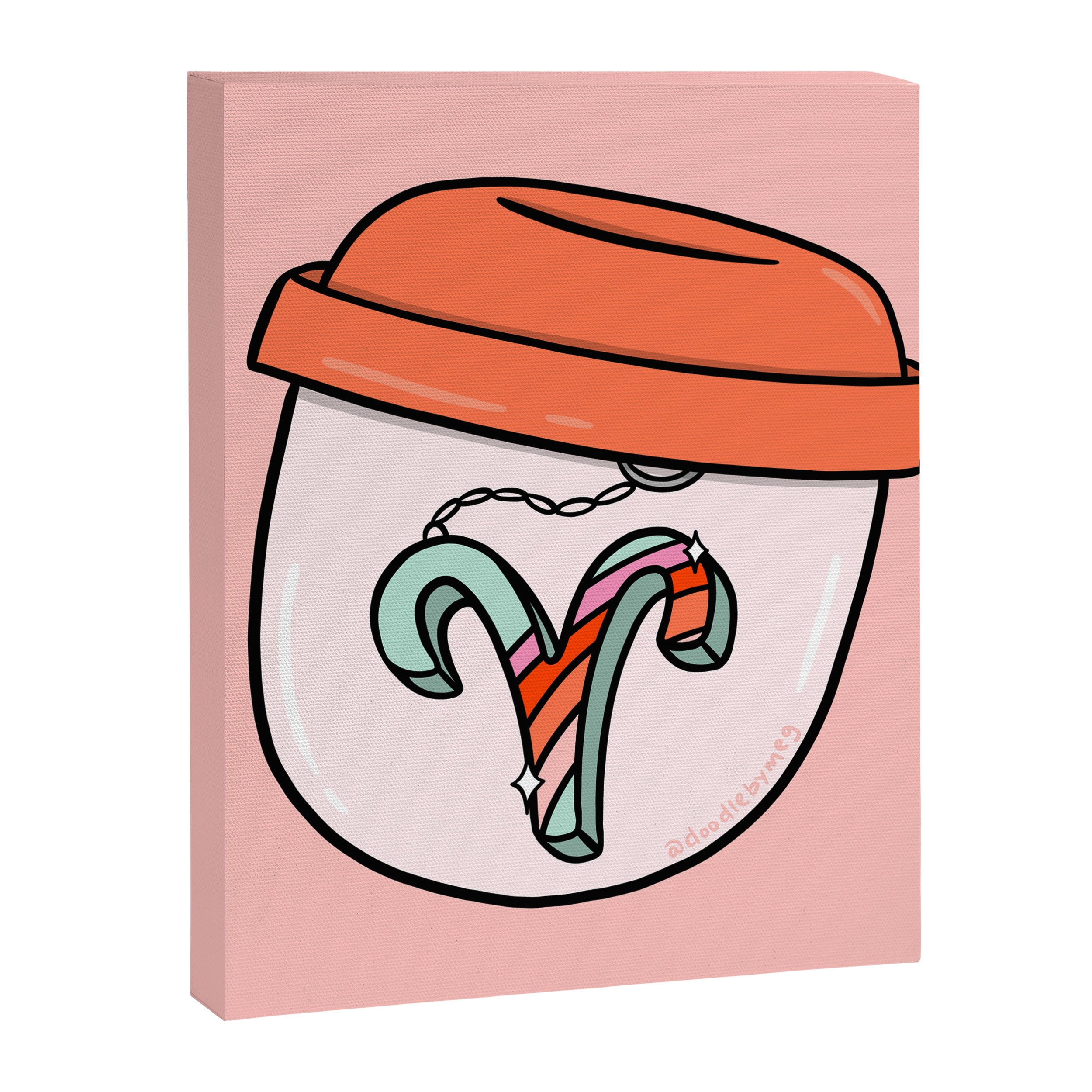 Aries Keychain Canvas Print Gallery Image 8