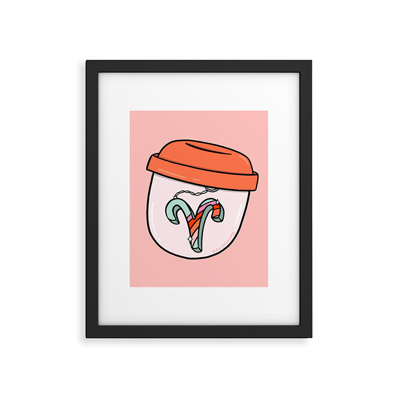 Aries Keychain Framed Art Print Gallery Image 6
