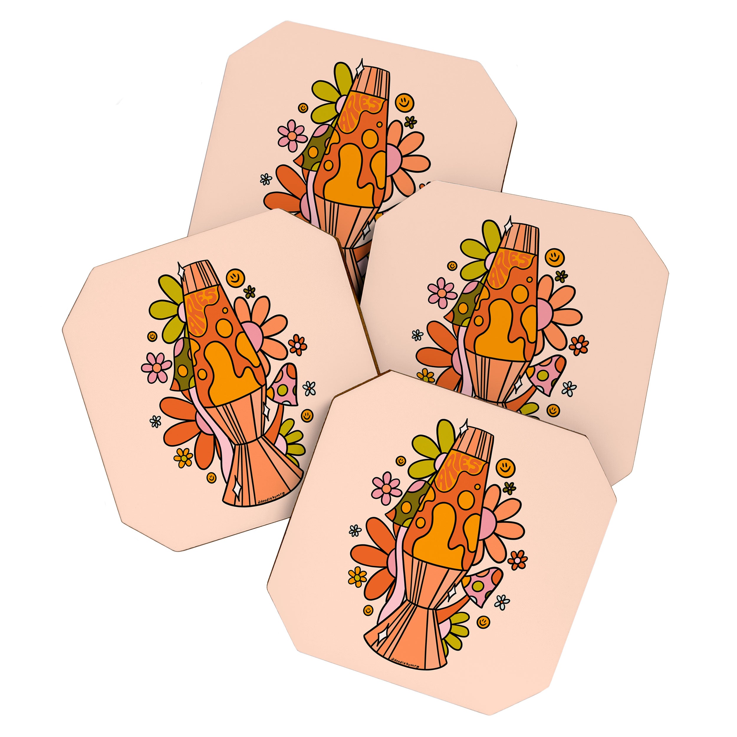 Aries Lava Lamp Coaster Gallery Image 1