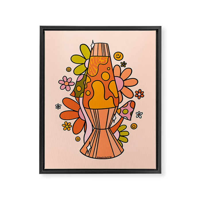 Aries Lava Lamp Framed Canvas Print Gallery Image 1