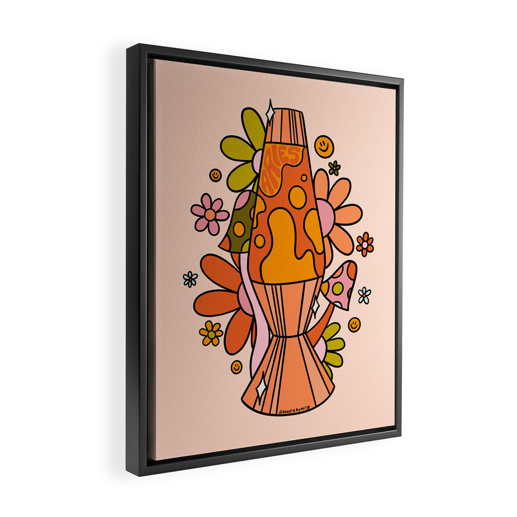 Aries Lava Lamp Framed Canvas Print Gallery Image 2