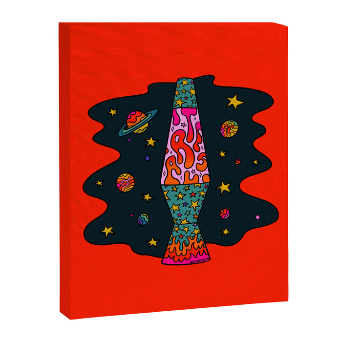Aries Lava Lamp Canvas Print Gallery Image 1