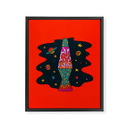 Aries Lava Lamp Framed Canvas Print Gallery Image 8