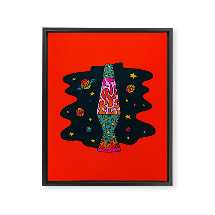 Aries Lava Lamp Framed Canvas Print Gallery Image 1