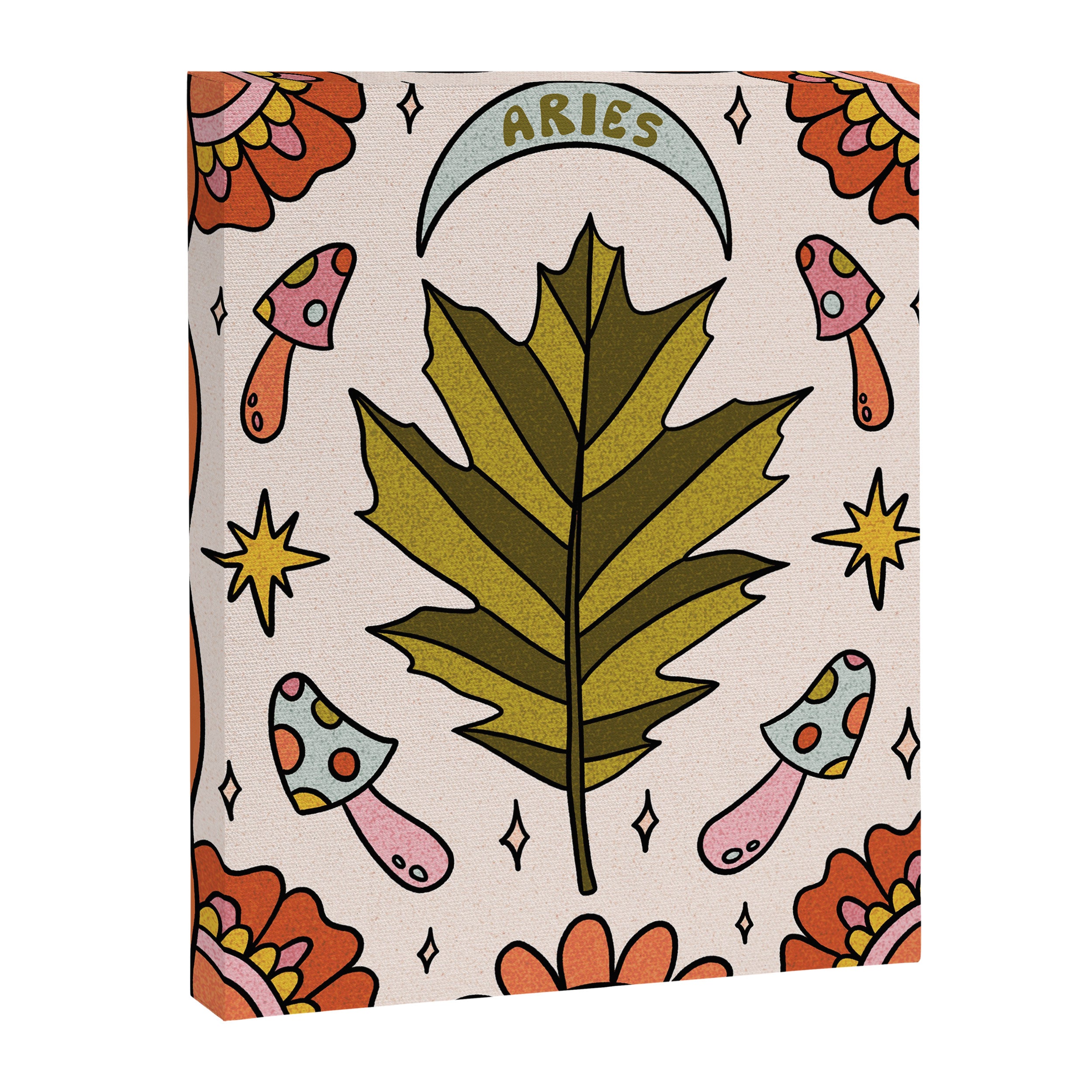 Aries Leaf Canvas Print Gallery Image 8