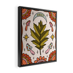 Aries Leaf Framed Canvas Print Gallery Image 2