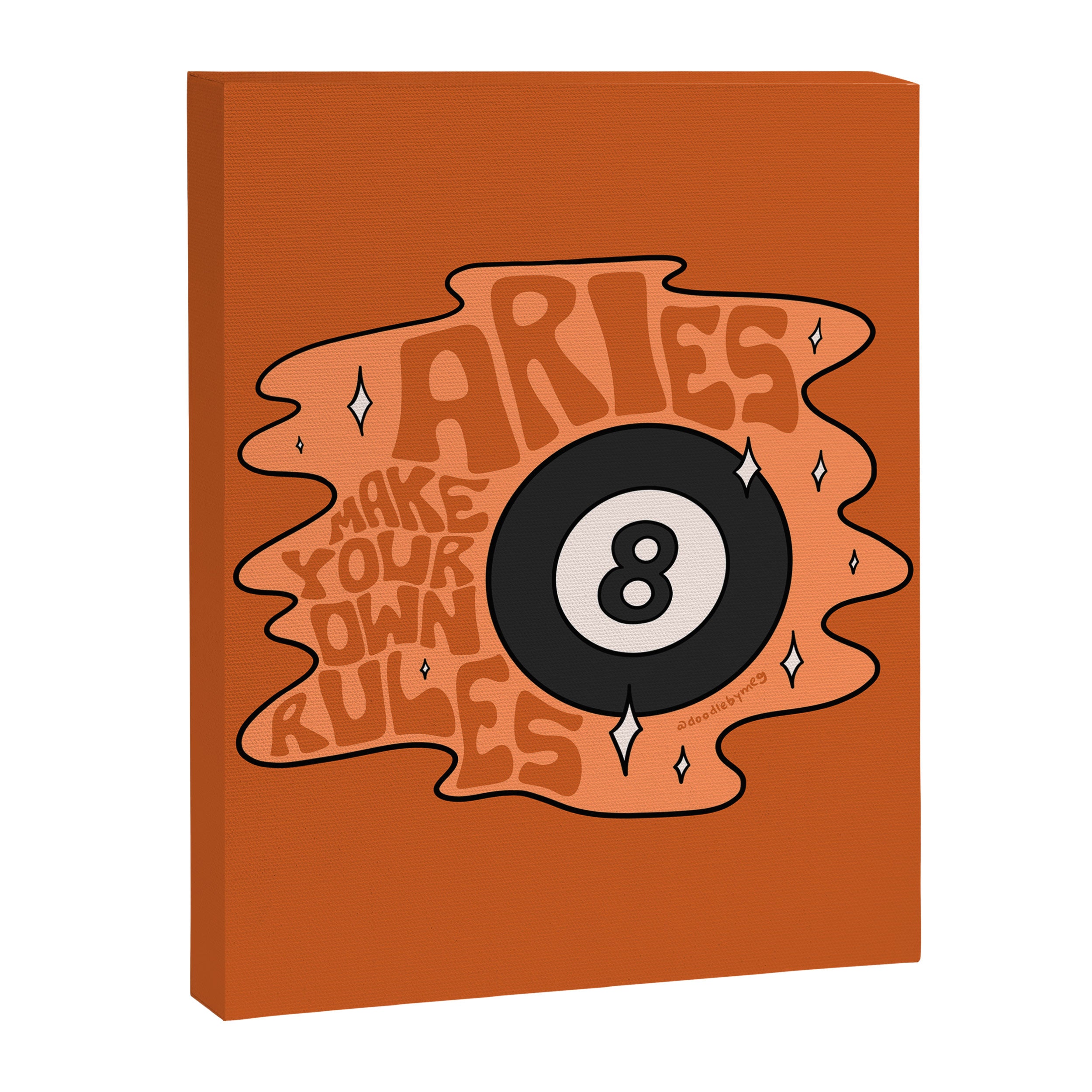 Aries Magic 8 Ball Canvas Print Gallery Image 8