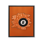 Aries Magic 8 Ball Framed Canvas Print Gallery Image 8