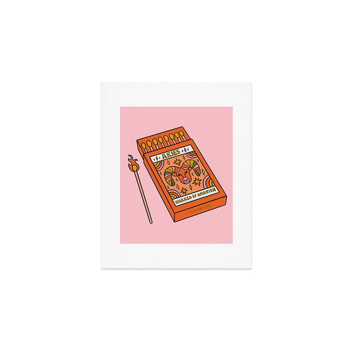 Aries Matchbox Art Print Gallery Image 1