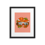 Aries Mid Century House Framed Art Print Gallery Image 6