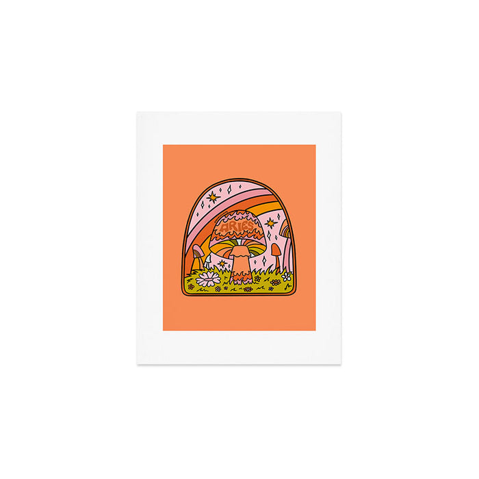 Aries Mushroom Art Print Gallery Image 1