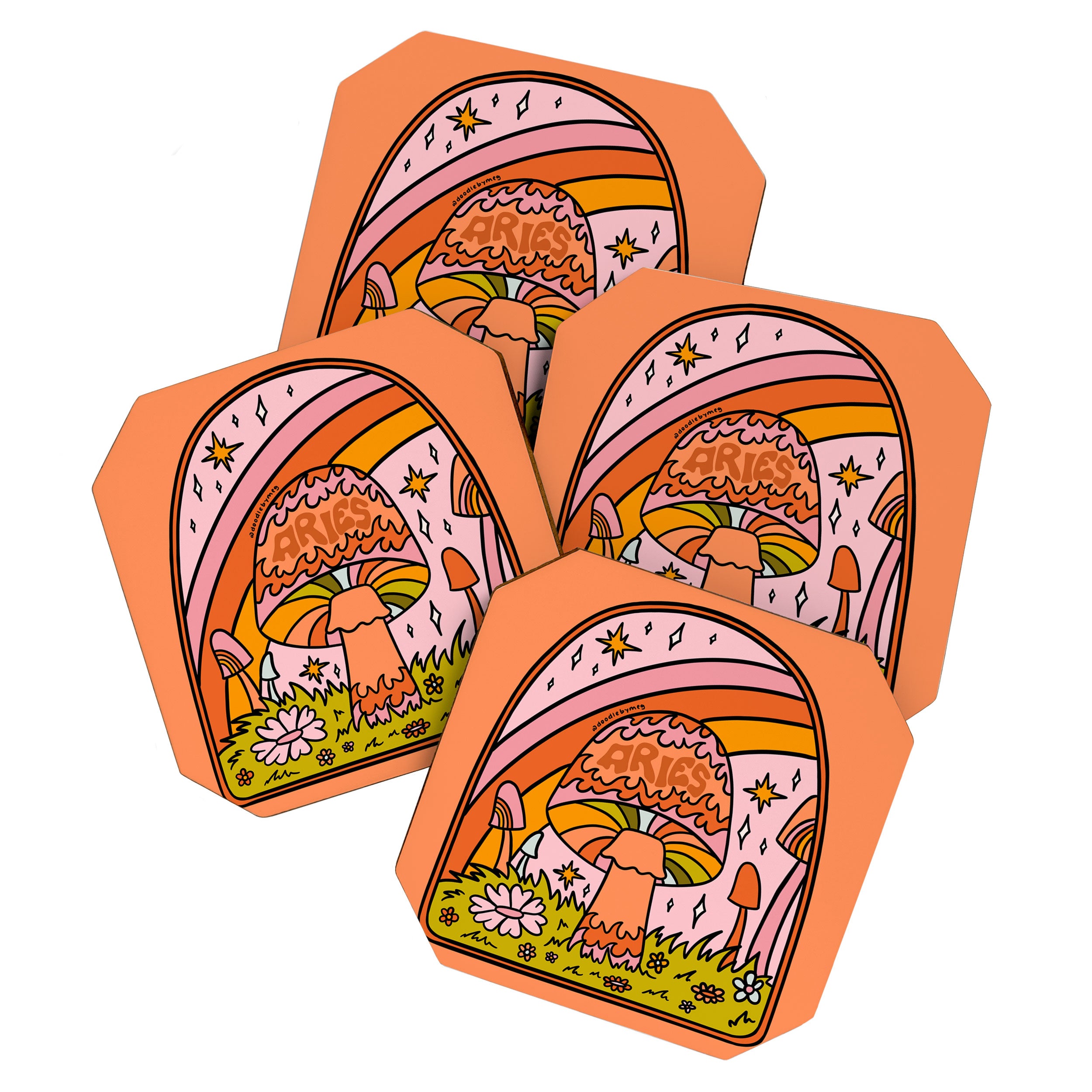 Aries Mushroom Coaster Gallery Image 1