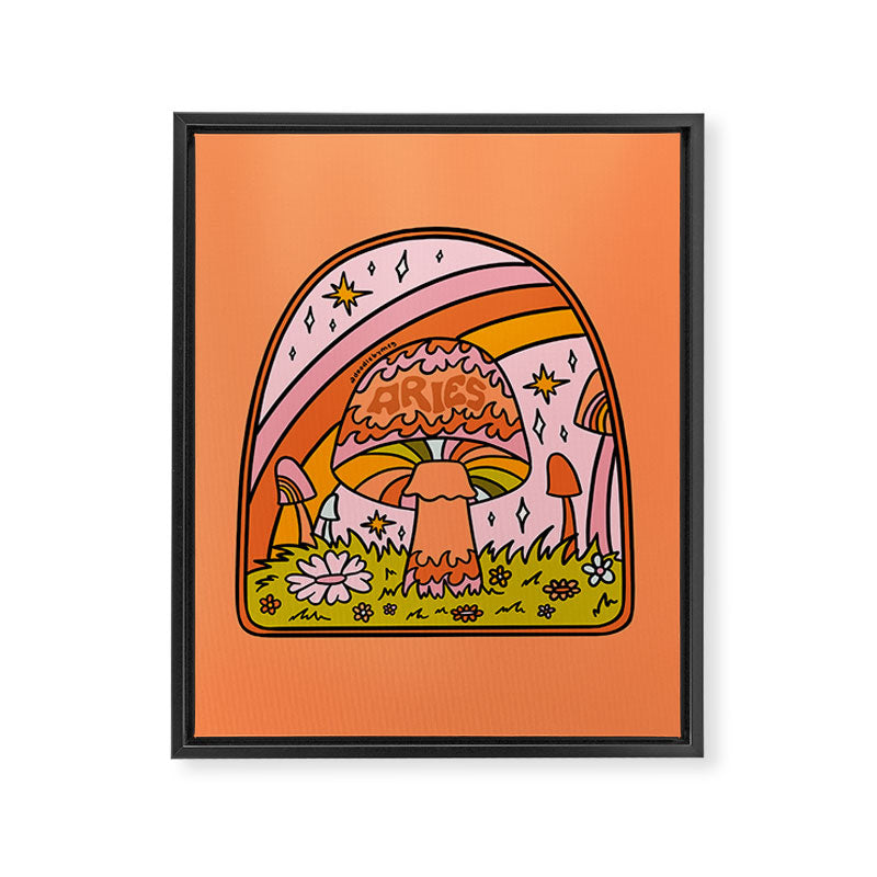 Aries Mushroom Framed Canvas Print Gallery Image 8