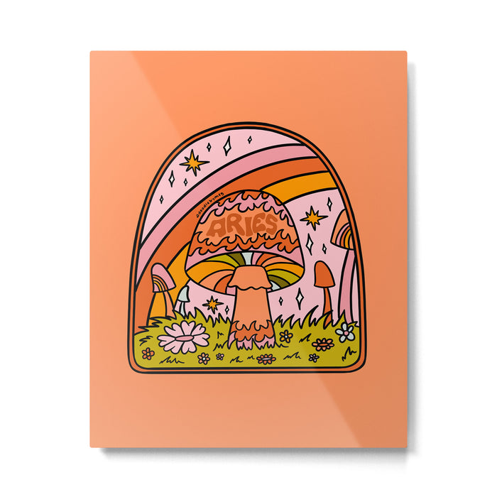 Aries Mushroom Metal Print Gallery Image 1