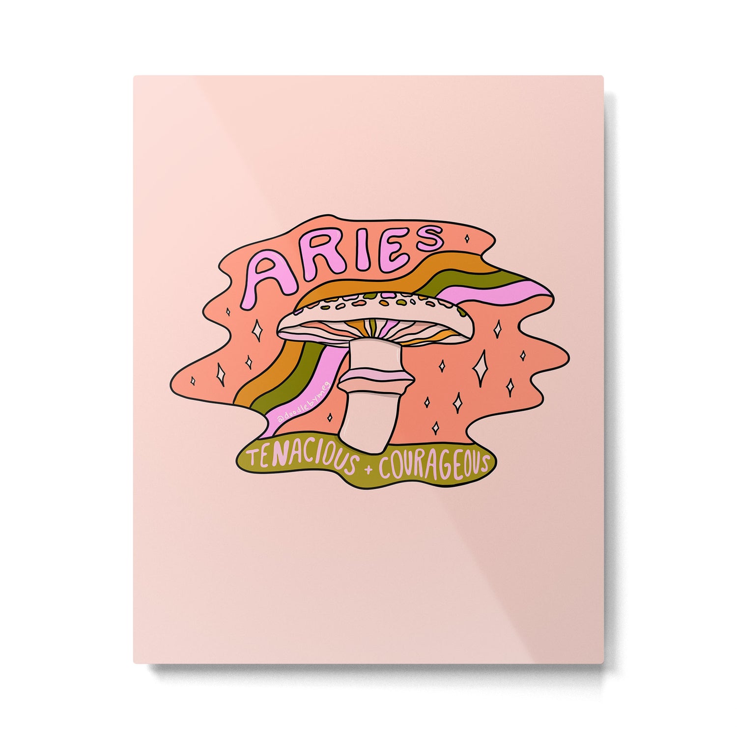 Aries Mushroom Metal Print Gallery Image 6