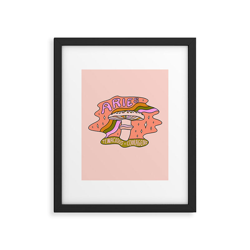 Aries Mushroom Framed Art Print Gallery Image 6