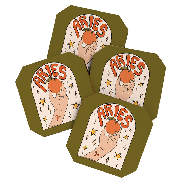 Aries Orange Coaster Gallery Image 1