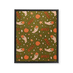 Aries Orange Print Framed Canvas Print Gallery Image 8