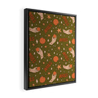 Aries Orange Print Framed Canvas Print Gallery Image 2