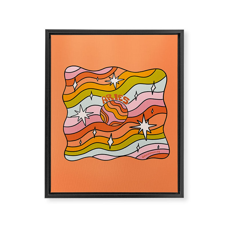 Aries Planet Framed Canvas Print Gallery Image 8
