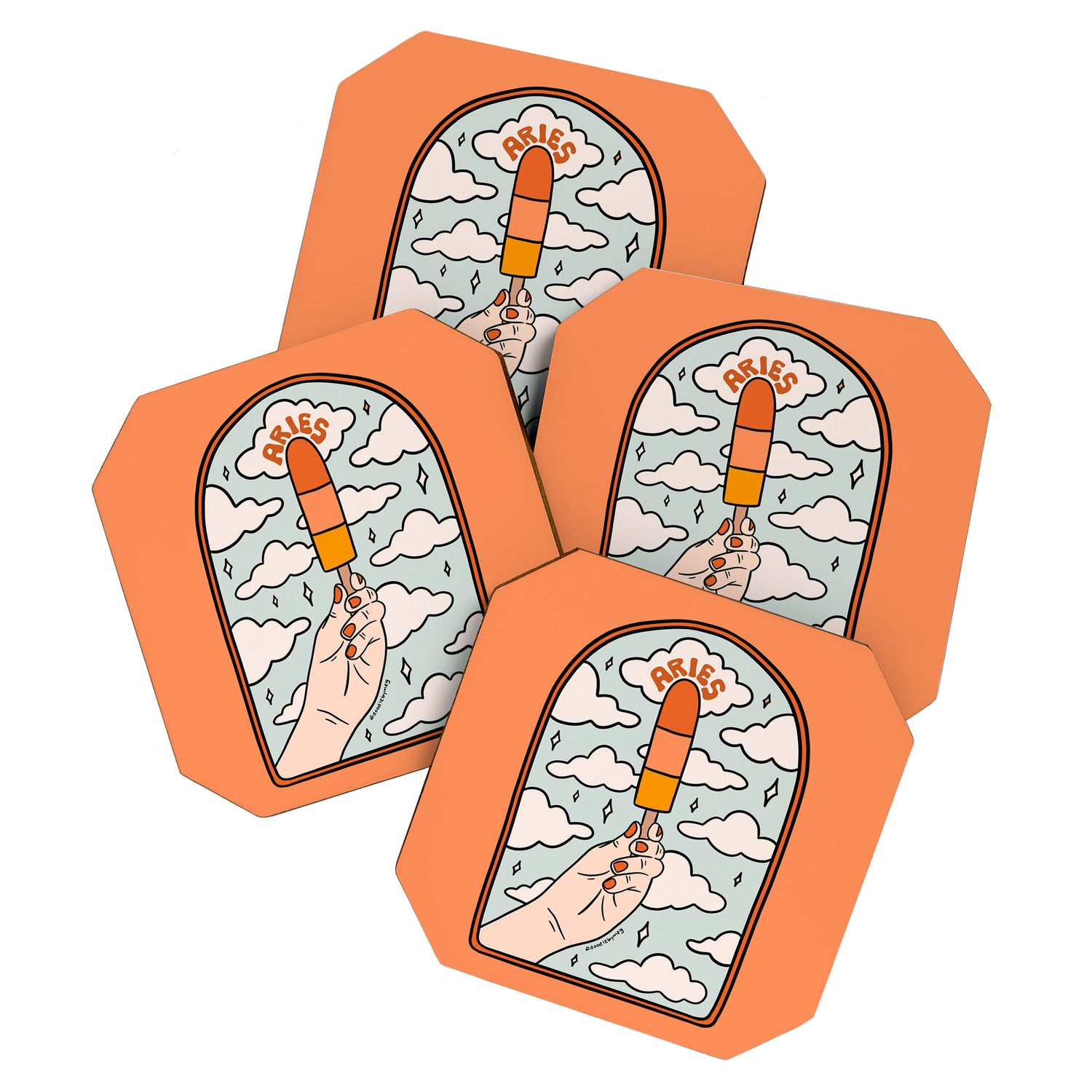 Aries Popsicle Coaster Gallery Image 1