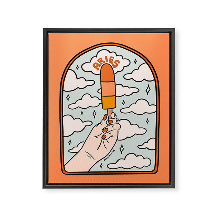 Aries Popsicle Framed Canvas Print Gallery Image 1