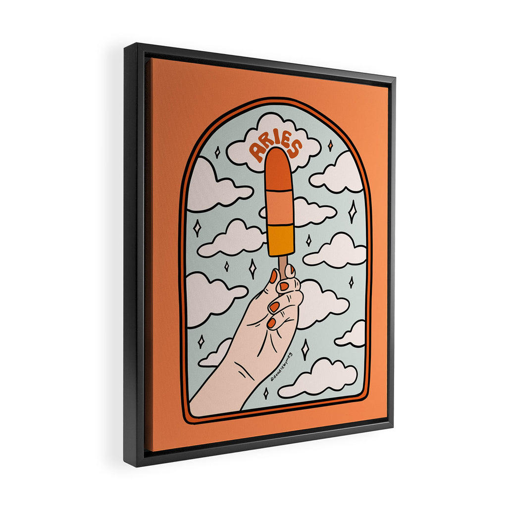 Aries Popsicle Framed Canvas Print Gallery Image 2