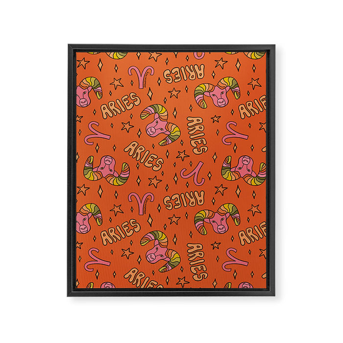 Aries Print Framed Canvas Print Gallery Image 1